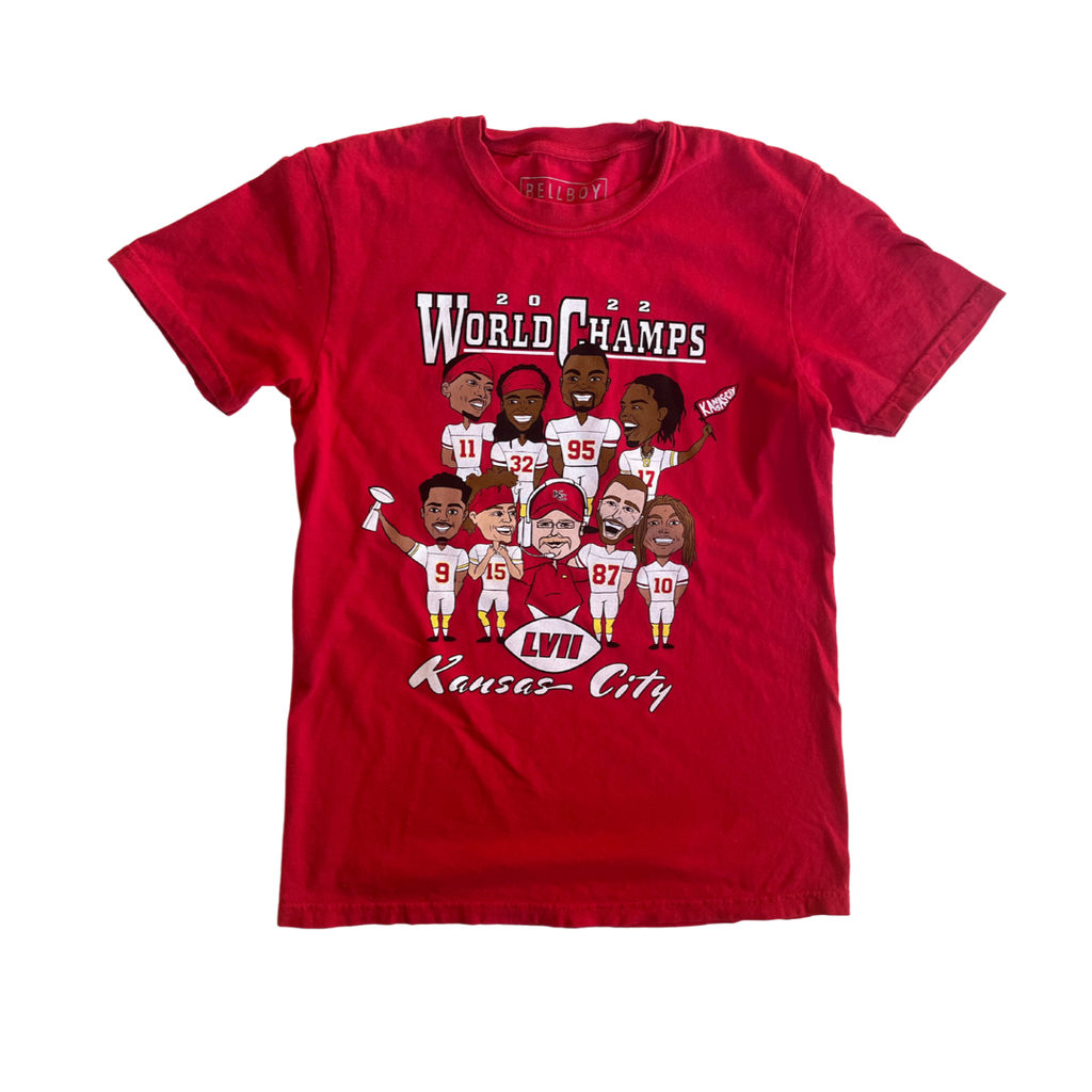 Kansas City Chiefs Wolf NFL World Champions T-shirt - Ink In Action