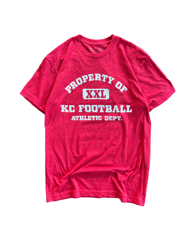 ATHLETIC DEPT. T SHIRT - RED Bellboy Apparel
