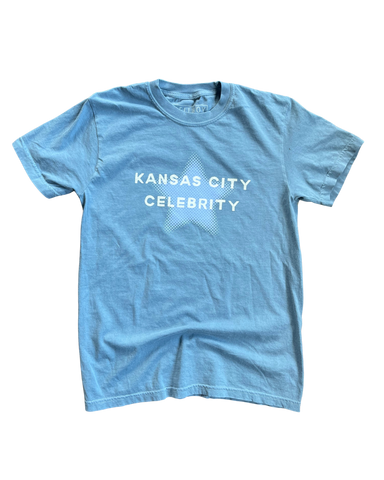 KANSAS CITY CELEBRITY TEE - BLUE Bellboy Apparel