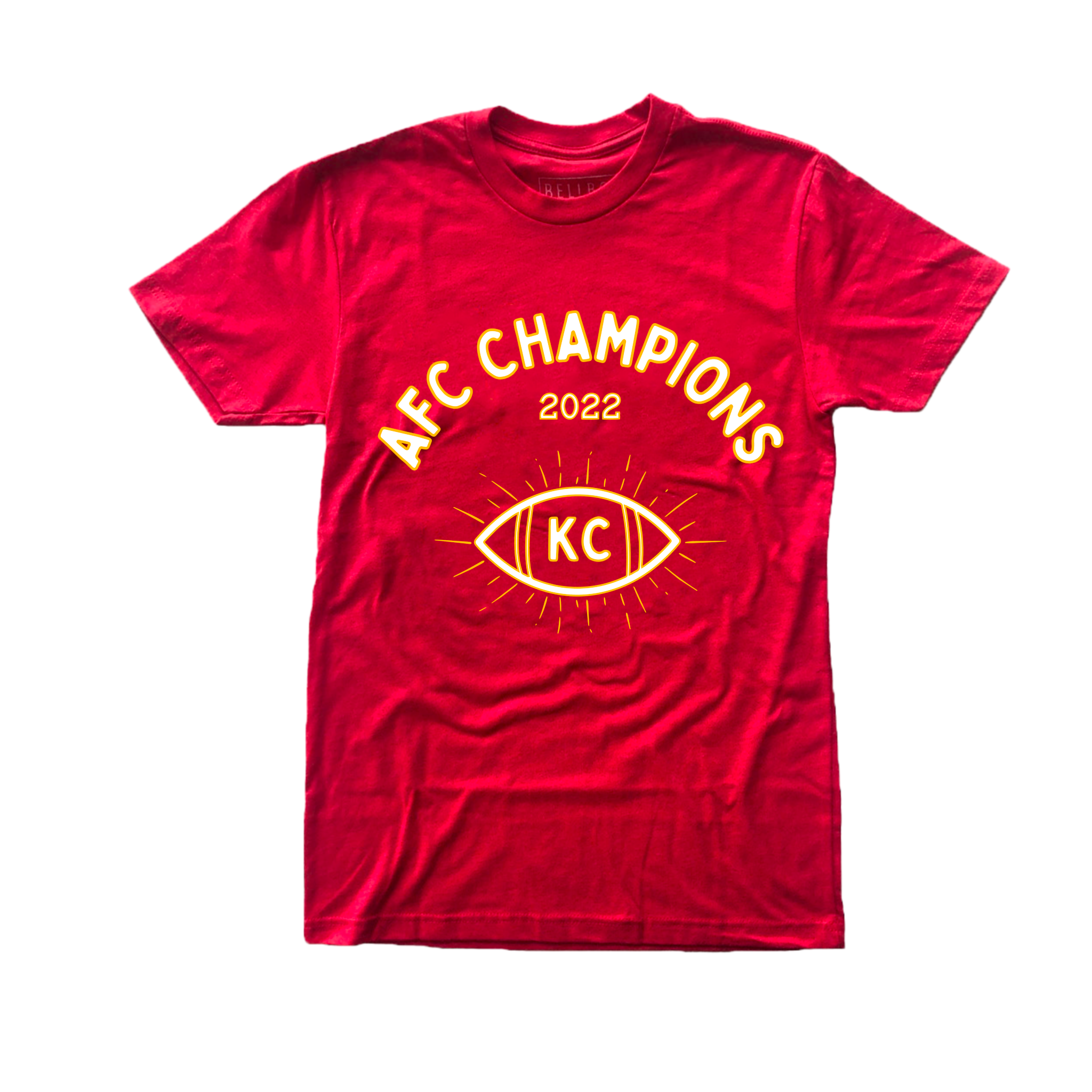 Kansas City Chiefs Champions 2022 AFC New Design T-Shirt - REVER LAVIE