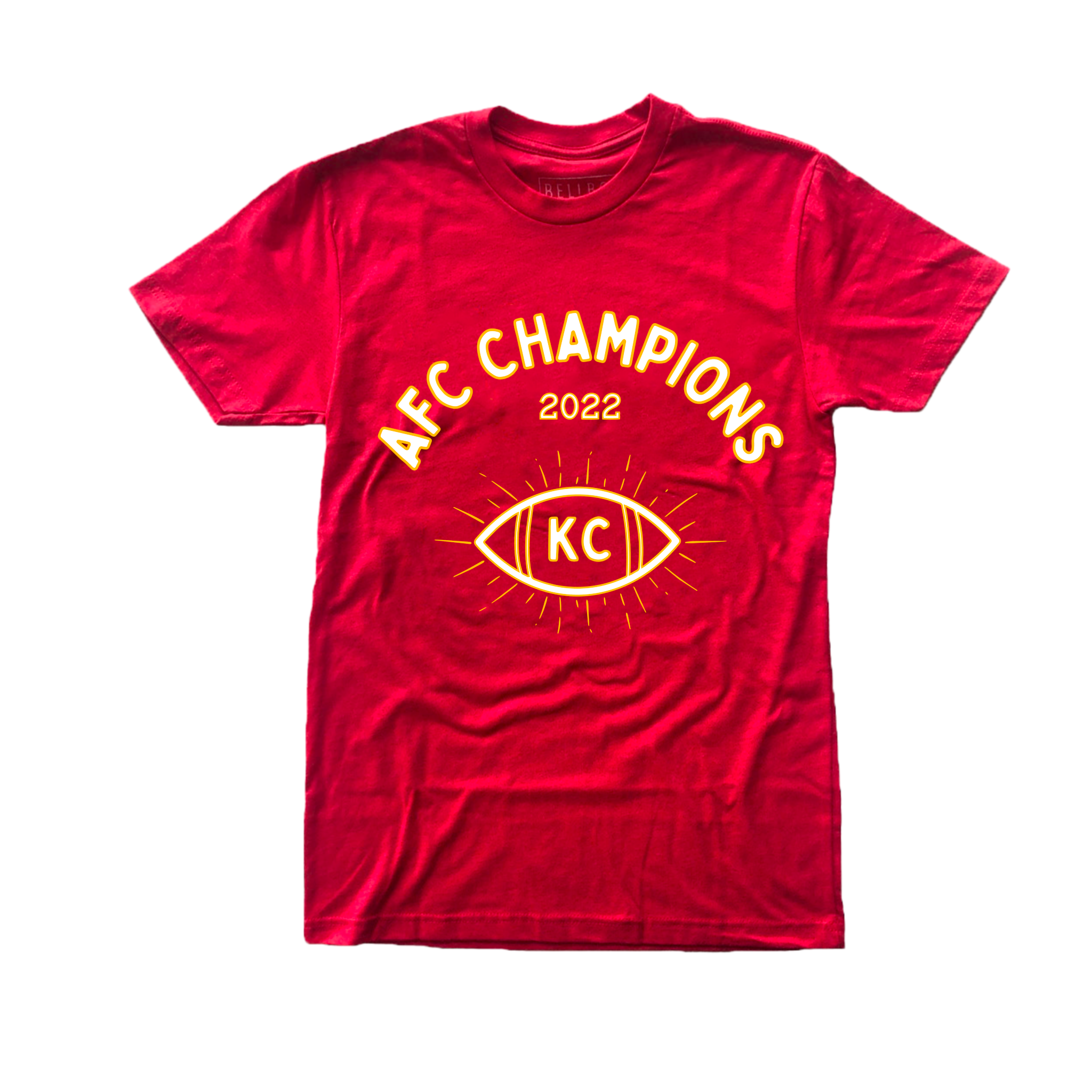 AFC 2022 KC CHAMPIONS T SHIRT Bellboy Apparel